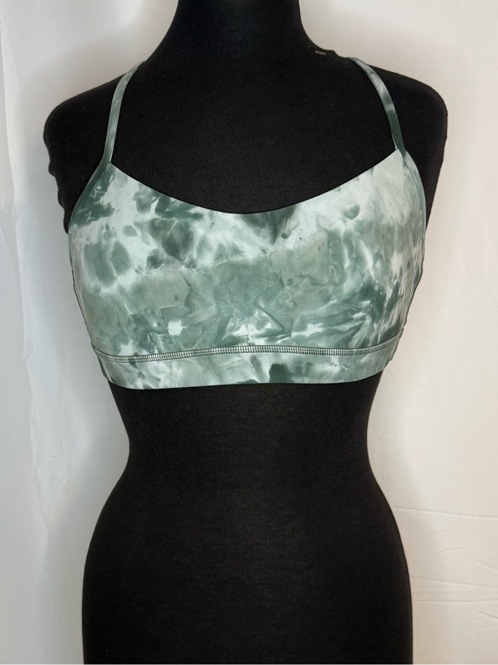 lululemon athletica Sage Green Tie-Dye Sports Bra